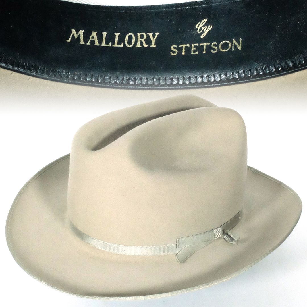 1960s Mallory by Stetson Open Road hat VintageHaberdashers Blog
